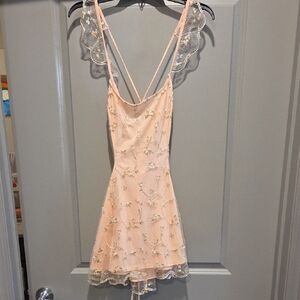 Lucy in the Sky Pink Floral Mini Dress